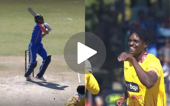 [Watch] ZIM Pacer Mocks Shubman Gill After His Perfect Trap Executes With A Failed Pull Shot
